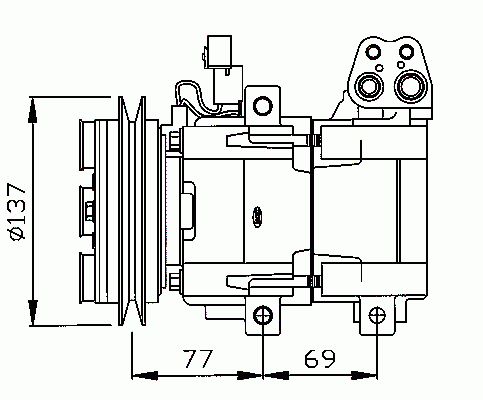 HCC FS10 FX15 Hyundai para H100 H1 y Galloper